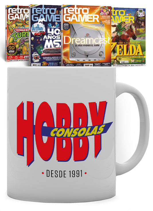 SUSCRIPCIÓN RetroGamer con REGALO- Taza Hobby Consolas retro